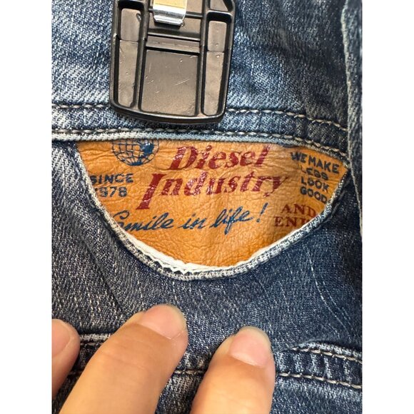 Diesel Safado Regular Slim Straight Jeans Size 30 Medium Wash Stretch Denim Pre- - Picture 5 of 9